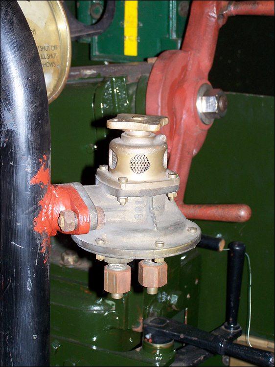 Close-up of AWS/TPWS isolating valve