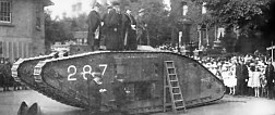 Tank "Cynthia Carlton" outside Gheluvelt Park