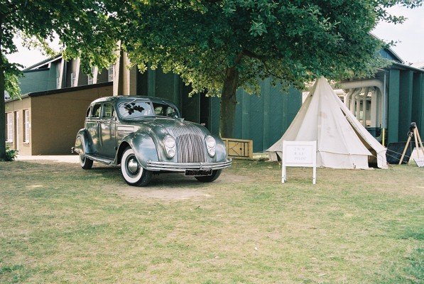WW2 Pilot's car and tent