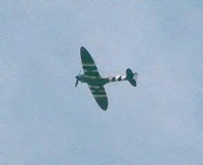 Two-seat Spitfire airborne