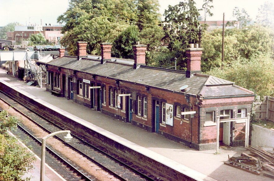 Droitwich station old buildings, view 2