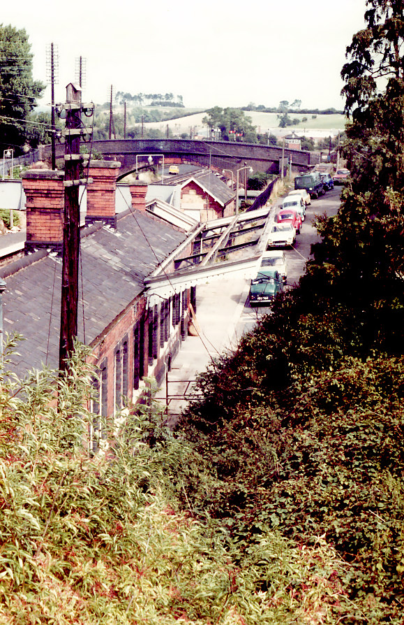 Droitwich station old buildings, view 3