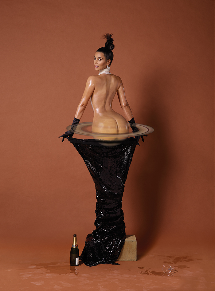 This is the result of Kim Kardashian's arse satellites orbiting inside the Roche limit.